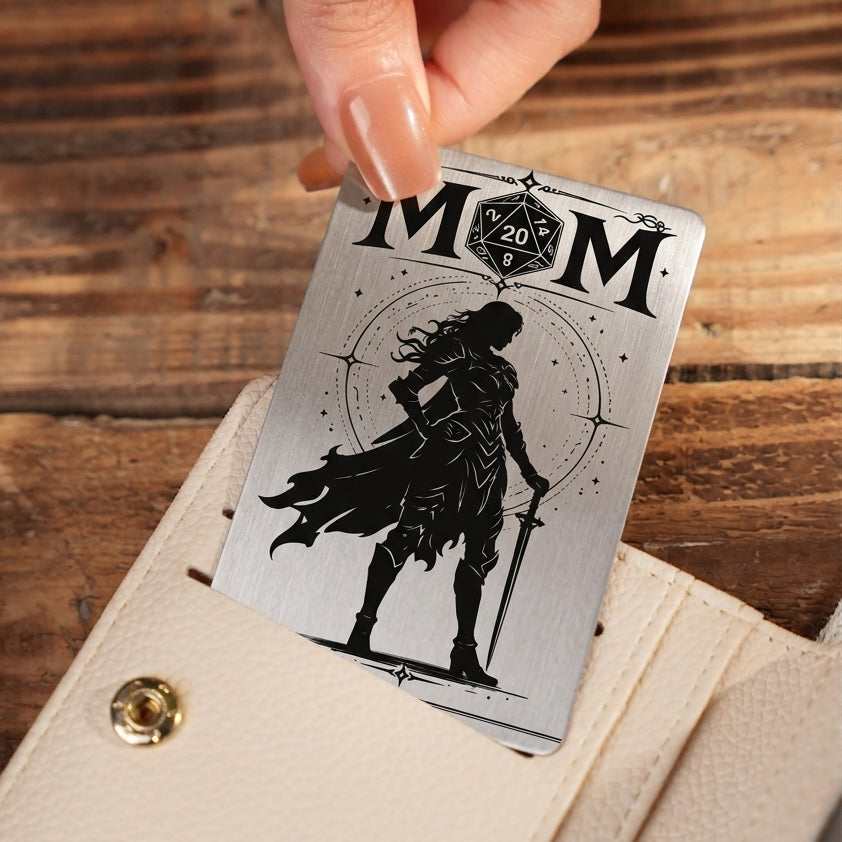 Personalized Mom Stat Block Card
