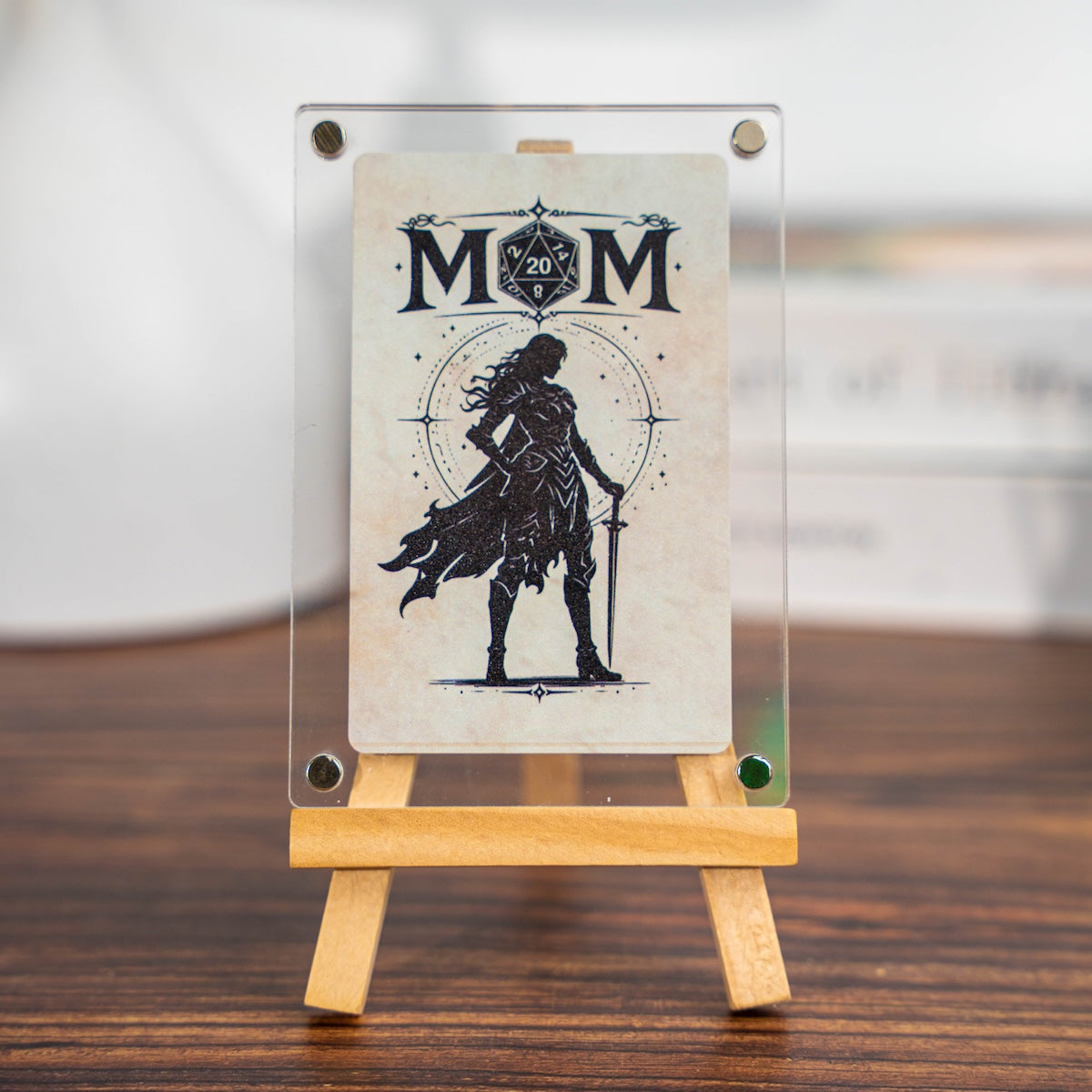 Personalized Mom Stat Block Card