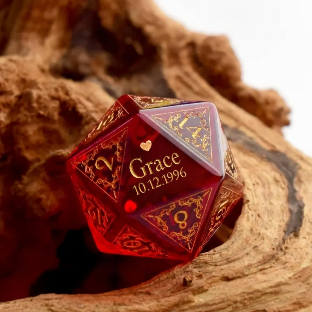 Custom Mother's Day D20 Dice – Personalized RPG Gift