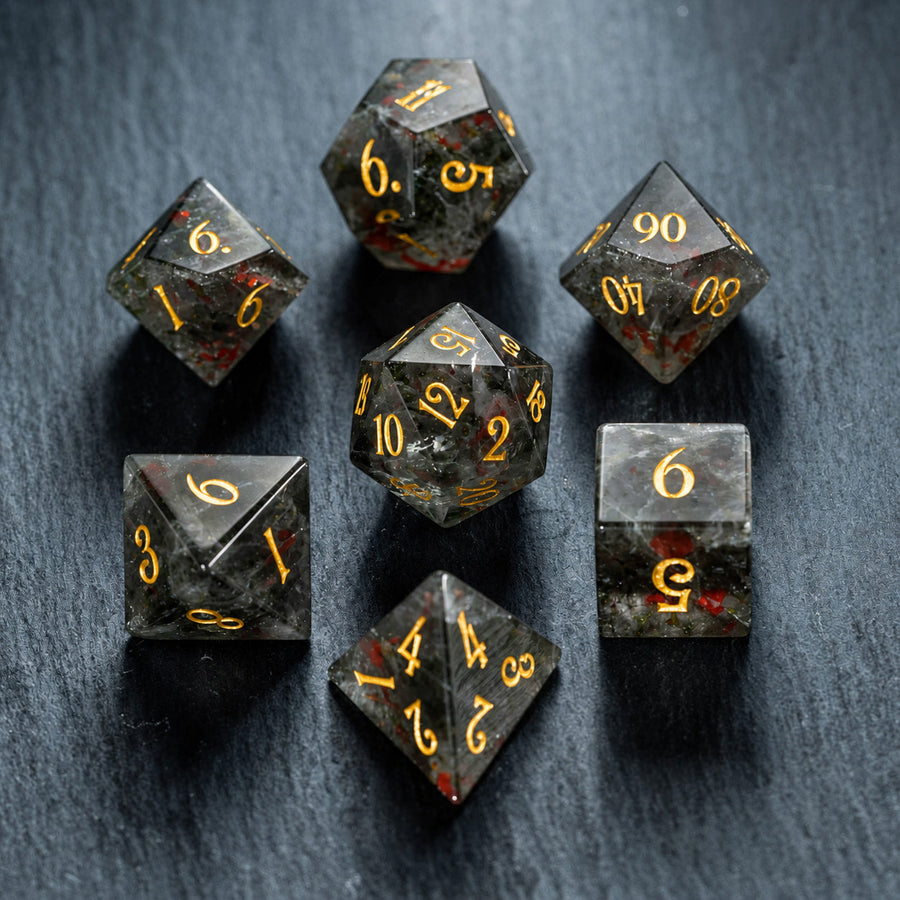 African blood stone - 7pc RPG Set