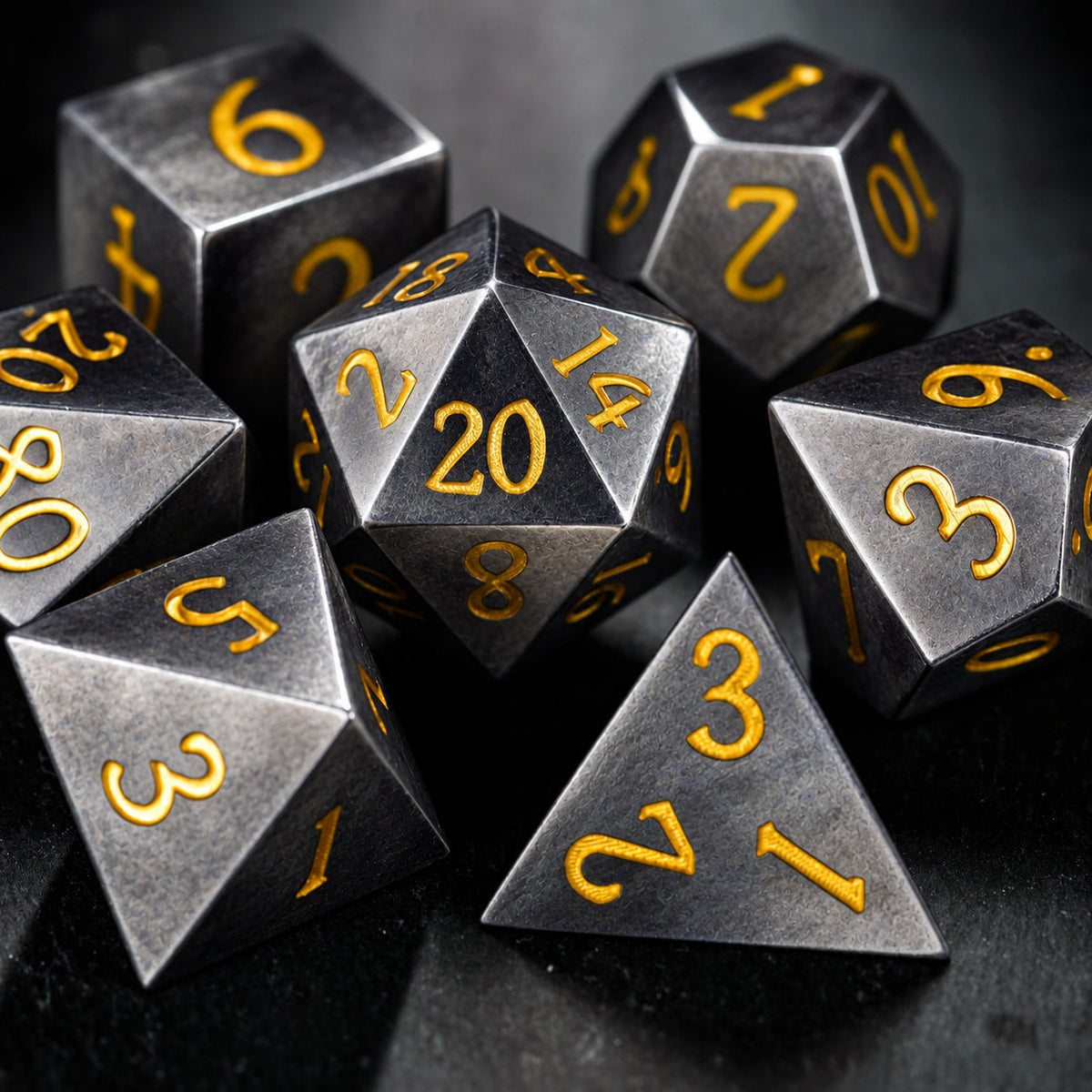 Hematite - 7pc RPG Set